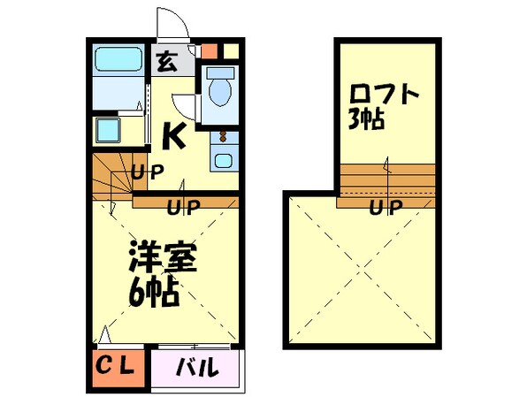 プライムコート大橋の物件間取画像